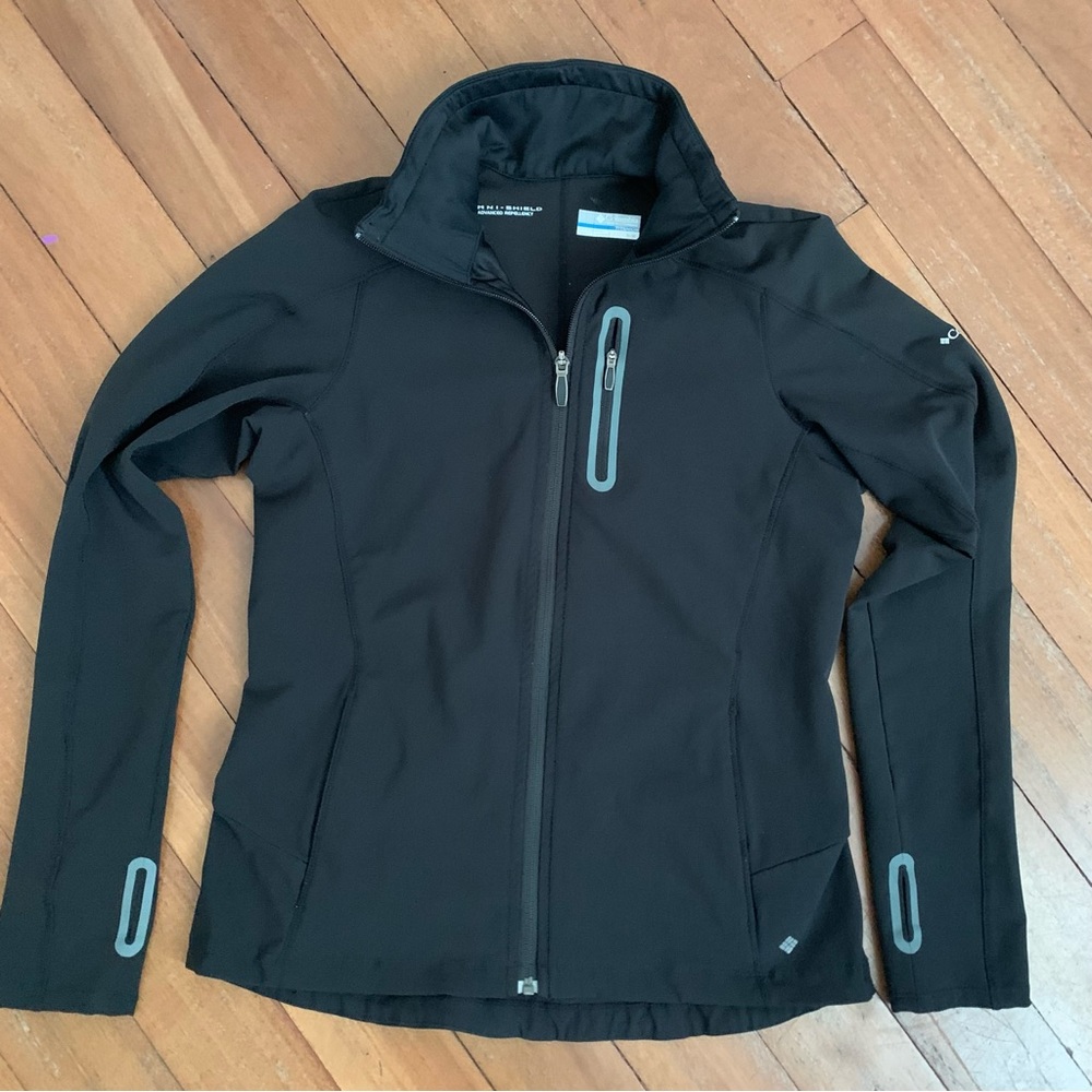 Columbia Titanium Omni-Shield Full Zip Jacket Black